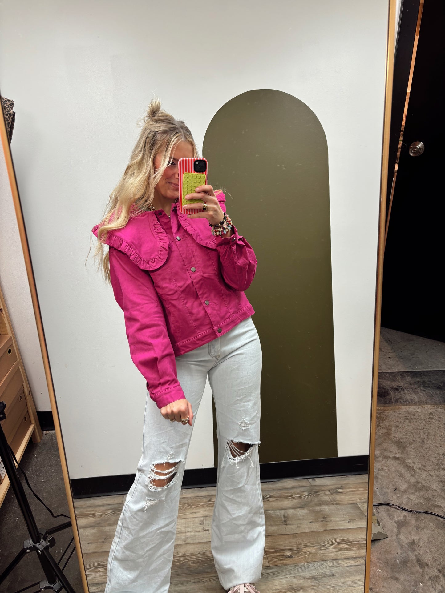 Feminine Dream Jacket (Magenta)