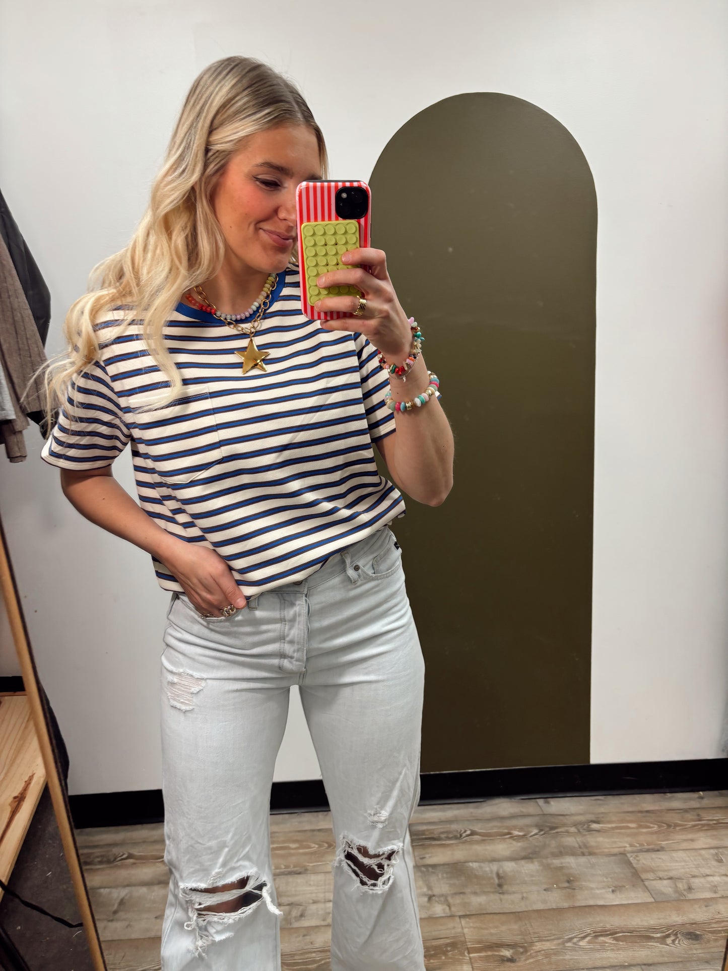 Clam Bake Stripe Top