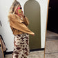 Marilyn Bubble Hem Jacket (Tan)