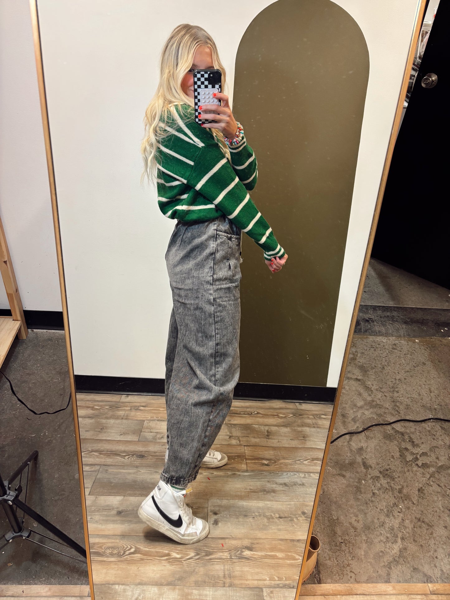 Josephine Barrel Pant (Grey)