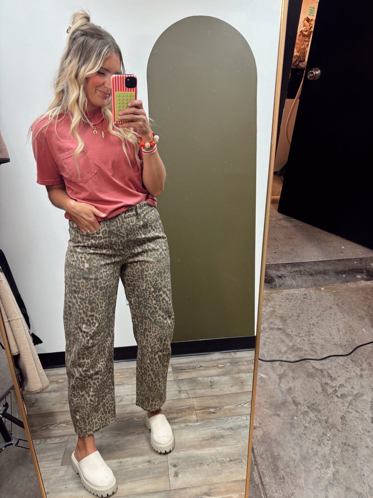 Delaney Leopard Pant