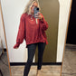 Sienna Sweat Top (Burgundy)