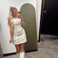 Western Print Mini Dress