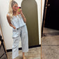 Seersucker Stripe Set (Blue)