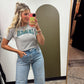 Los Angeles Crop Tee (Grey)
