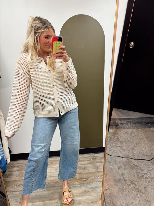 Chill In The Air Cardy (Cream)