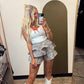 Tessa Checked Skort (Brown)