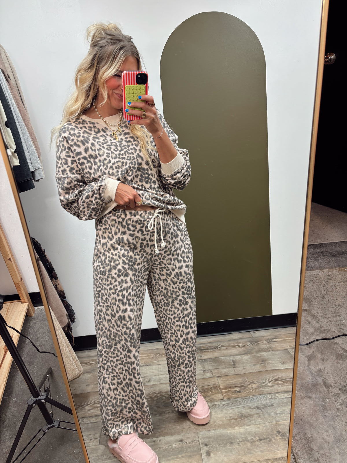 Leopard Lounge Set
