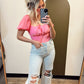 Ashton Corset Bodysuit (Pink)