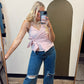 Salley Wrap Top (Red)