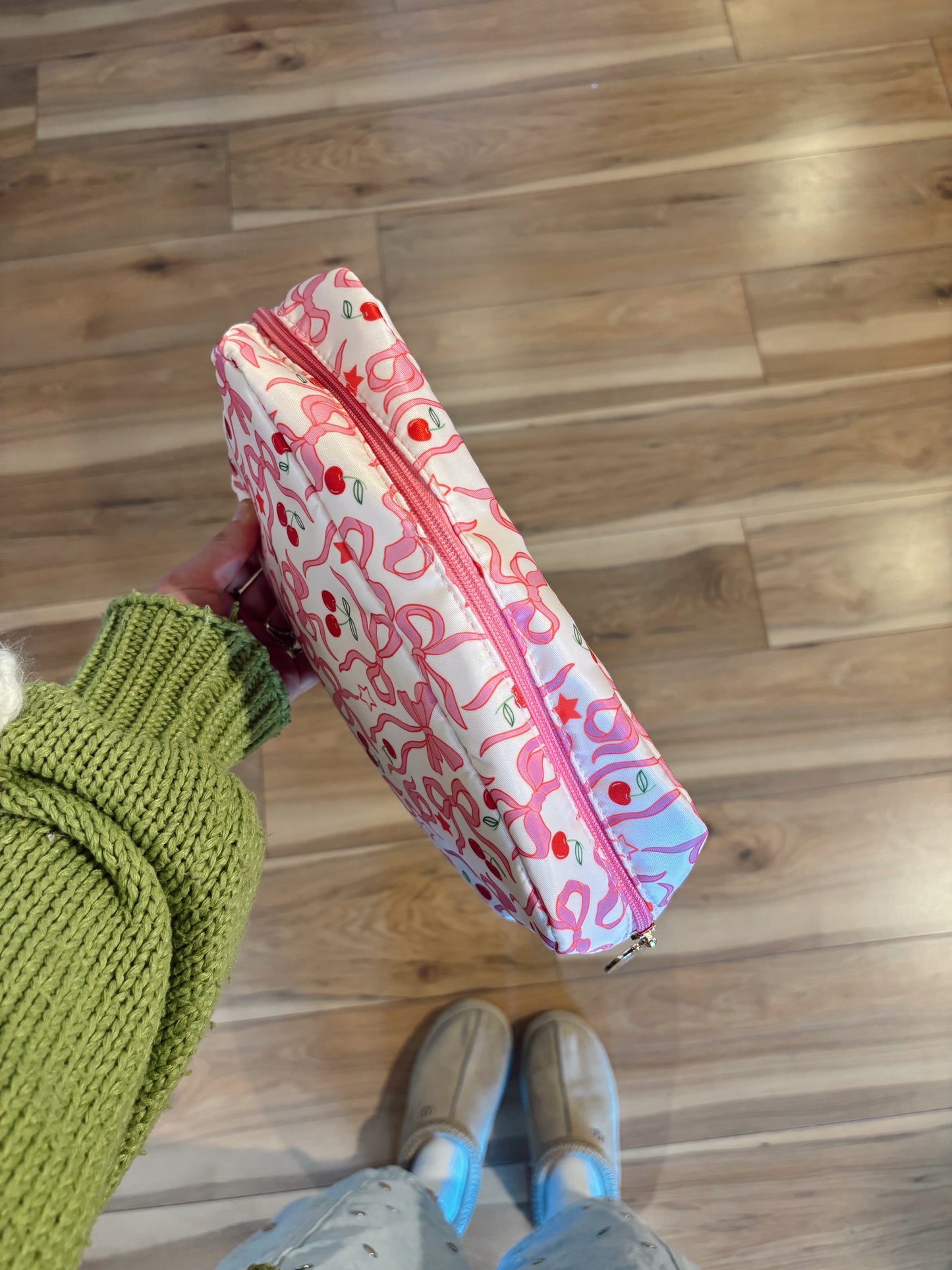 Cherry Bowtiful Cosmetic Bag