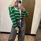 Skylar Stripe Sweater (green)
