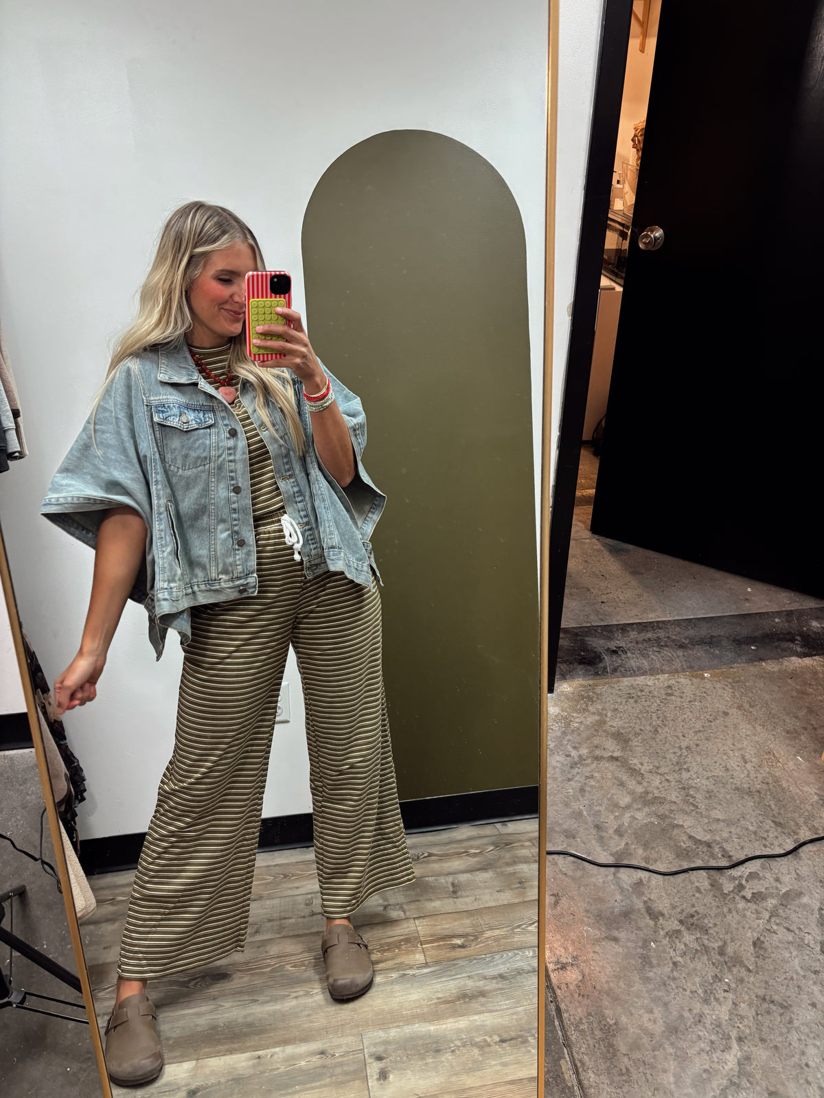Colleen Cape Denim Jacket