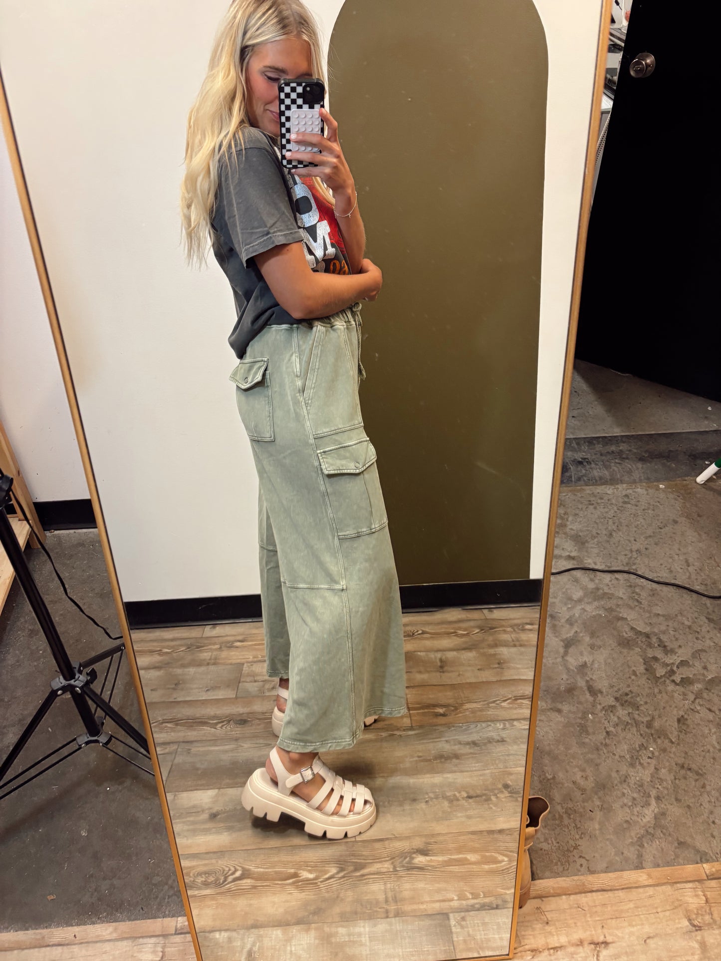 Alivia Cargo Pant (Sage)