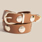 Metallic Disc Studded Belt