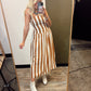 Mona Stripe Midi (Camel)