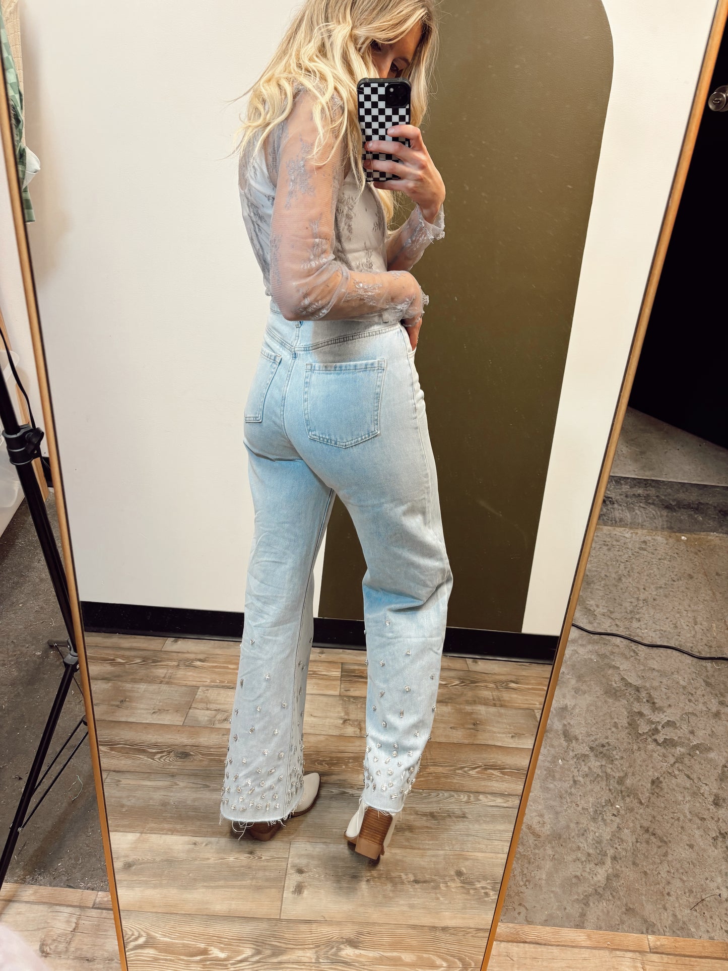 Haven Rhinestone Denim