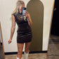 Fall Evening Velvet Dress (Brown)