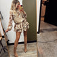 Olympia Floral Tiered Mini Dress