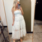 Vineyard Eyelet Dress (White)