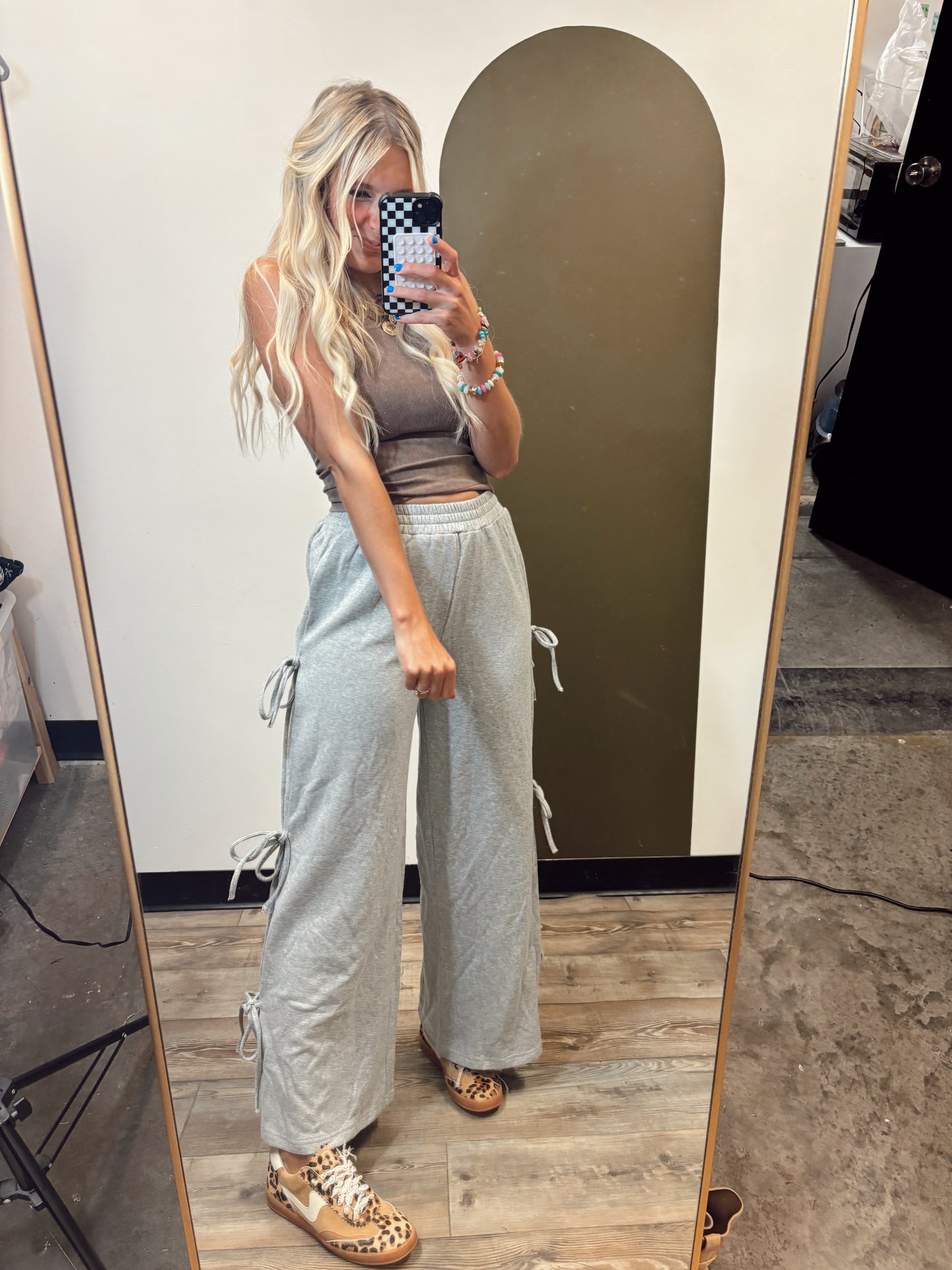 Preston Bow Pant (Grey)