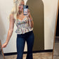 Starlight Floral Peplum Top
