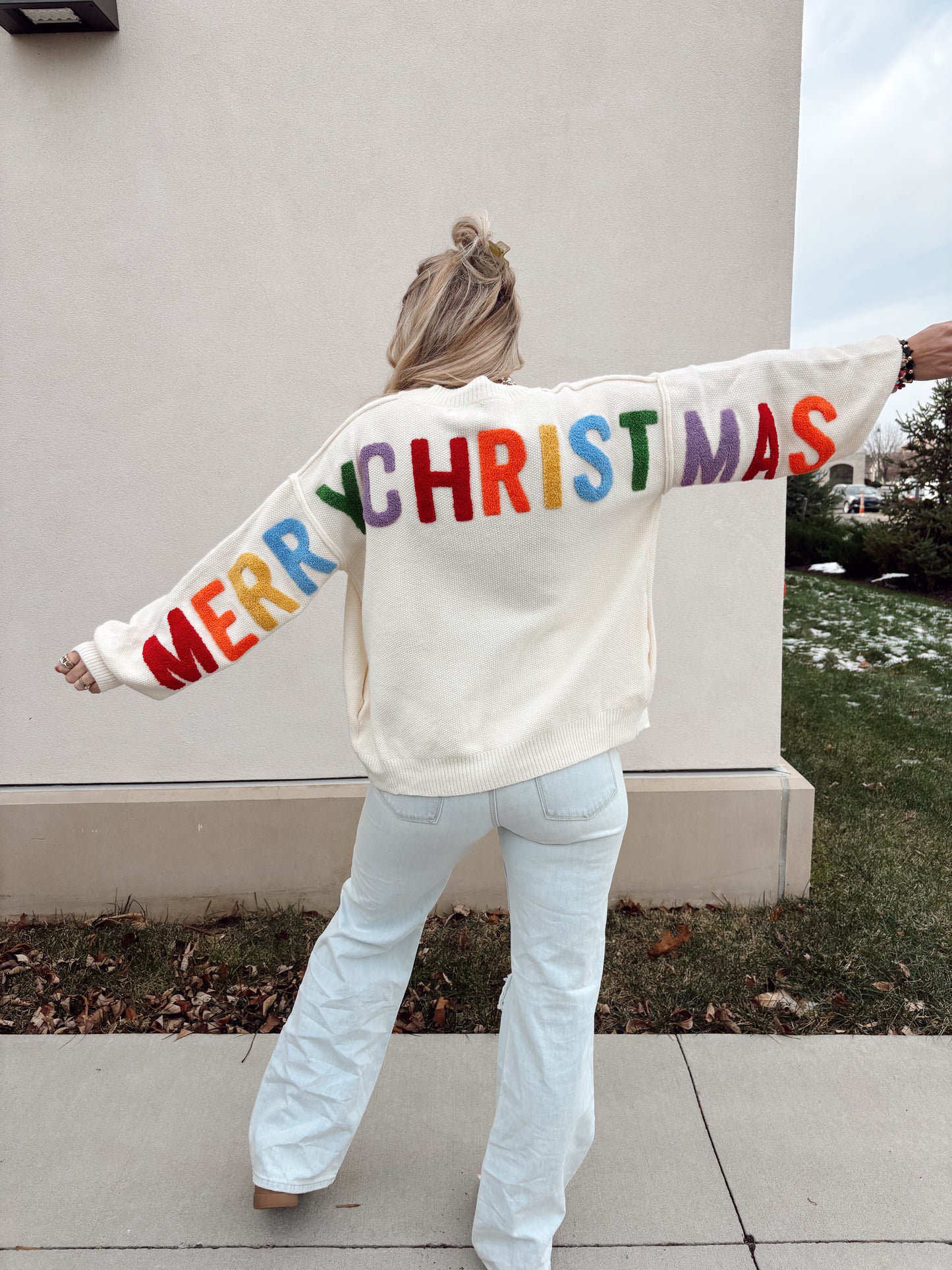 Christmas Button Cardigan