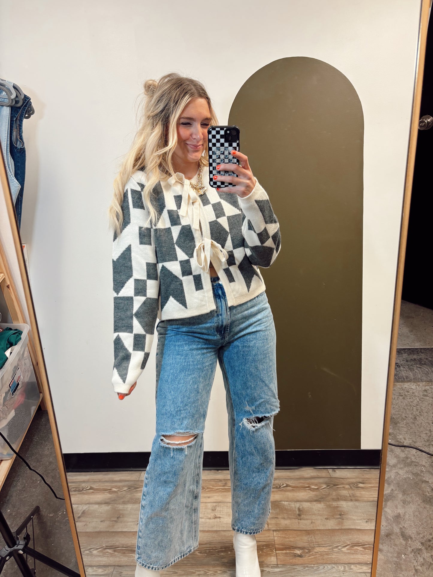 Shape Of You Cardigan (Grey)