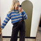 Leia Stripe Sweater (Blue)
