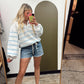 Addison Stripe Pullover (Blue/Grey)