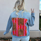 Tiger Patch Denim Jacket