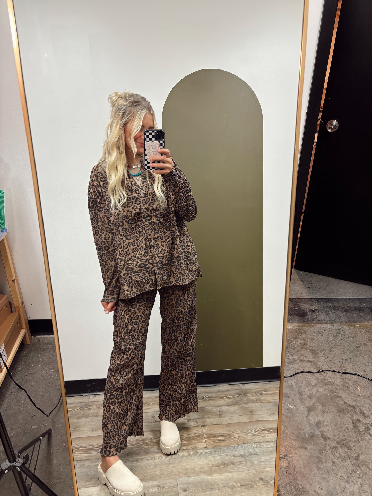 Steppin Out Leopard Set