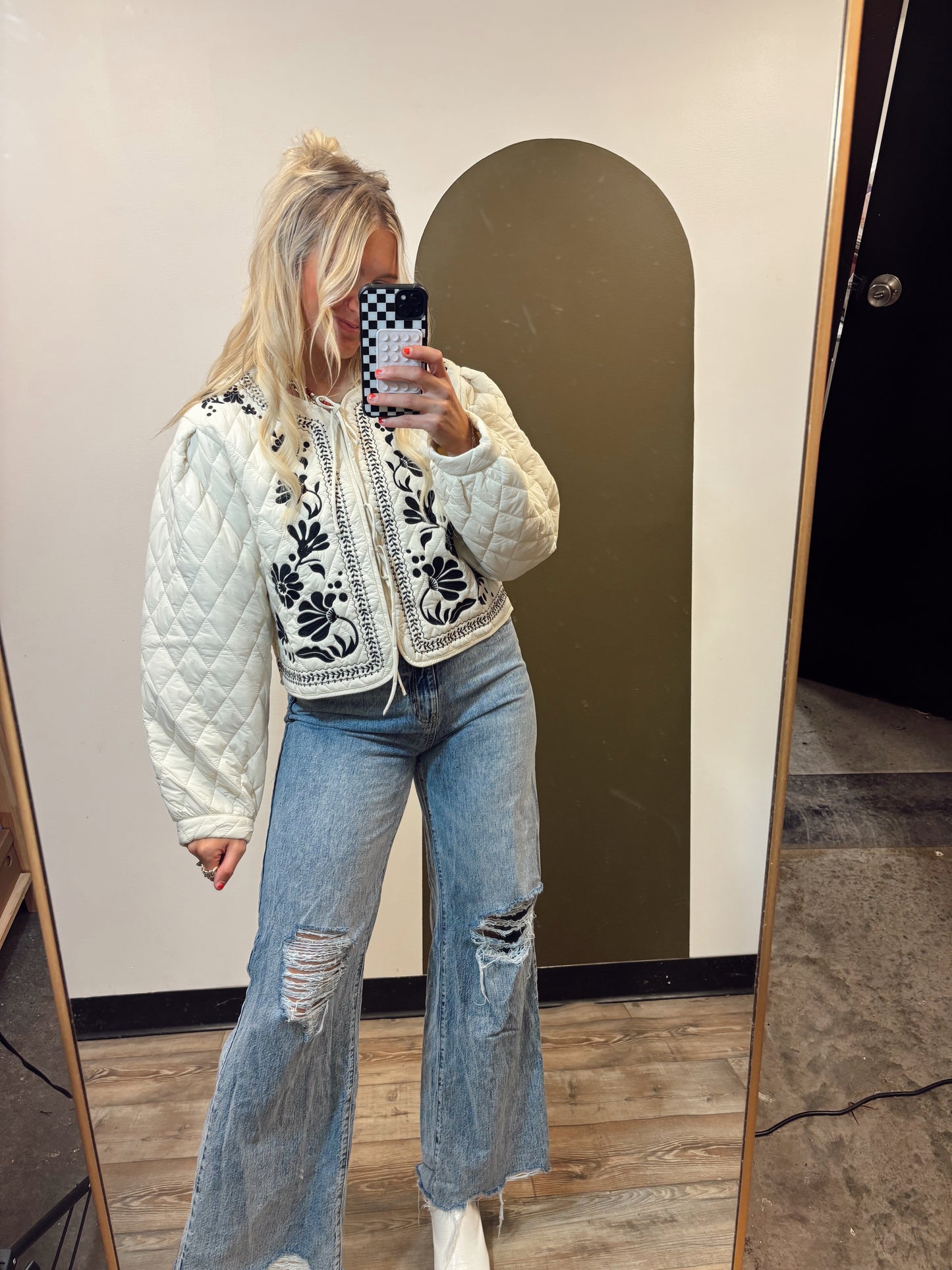 Quilt Flower Jacket