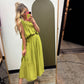 Evangalene Skirt Set (Avocado)