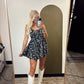 Lana Floral Romper (Black)