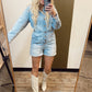 Mandy Denim Romper