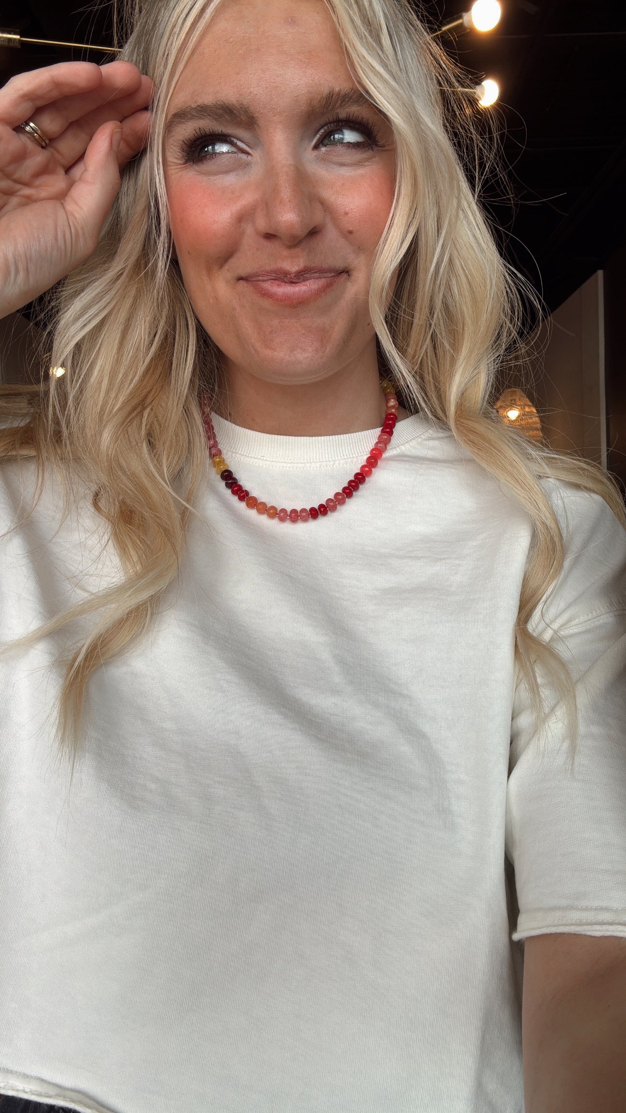 Rainbow Gem Necklace (Snowcone)