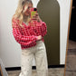 Fantasia Cardgan (Red/Pink)