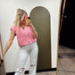 Rhea Slvless Button Sweater (Pink)