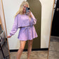 Cora Shoulder Sweat Top (Wisteria)