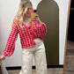 Fantasia Cardgan (Red/Pink)