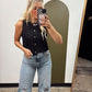 Talia Button Sweater Vest