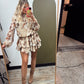 Olympia Floral Tiered Mini Dress