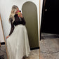 Capture The Light Maxi Skirt (Silver)