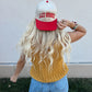 Red Upside Down KC Hat