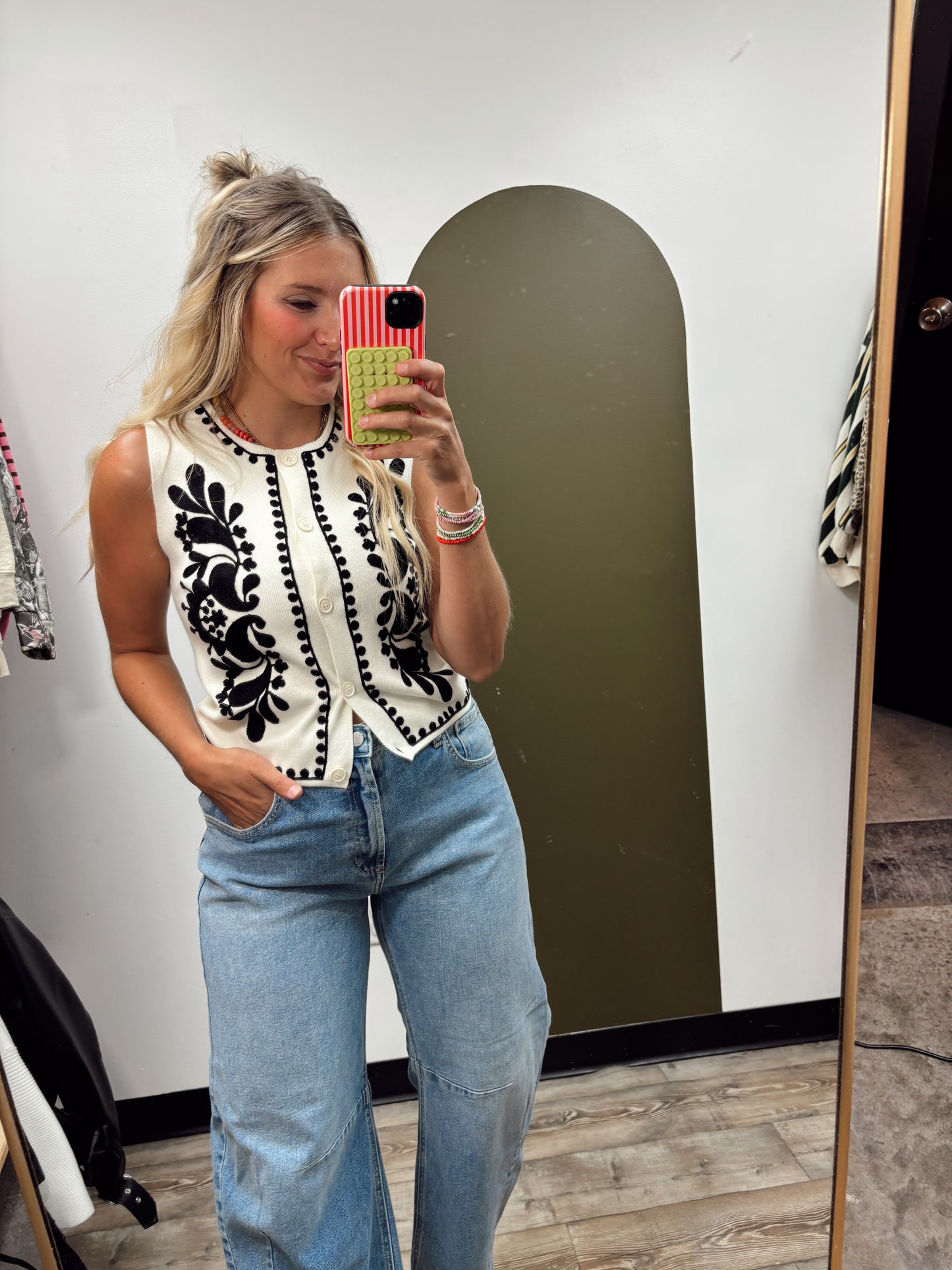 Kali Emb Knit Vest