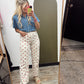 Twill Polka Dot Pant (Red Dot)