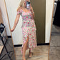 Carmine Floral Maxi Dress