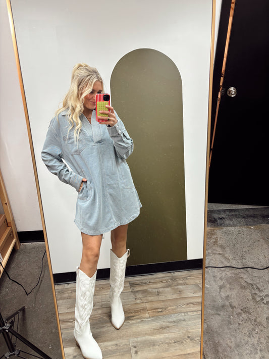 London Denim Dress