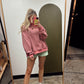 Petal Pink Mock Neck Top